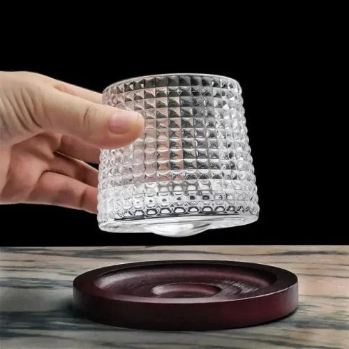 Verre à Whisky avec socle rafraichissant